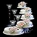 Efavormart Lovely 5 Tier Acrylic Crystal Glass Clear Cake Dessert Decorating Stand For Birthday Xmas Party Wedding