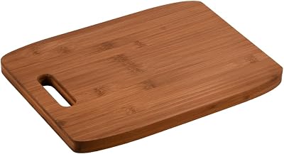 - Schneide- & Servierbrett 38×25×1,6 cm - FSC®-Bambus - geölt mit BIOFA-Öl - feuchtigkeitsabweisend & robust - 59380