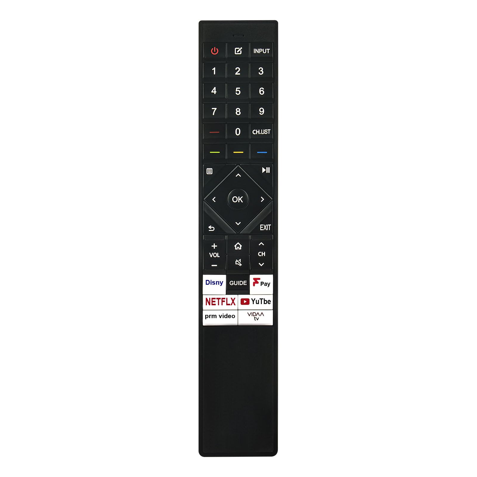 New Infrared Remote Replace for HISENSE ERF6P64H 55U76KQ 55U77KQ 55U72KQTUK 65U8KQ 65U8KQTUK 75U8KQTUK 85U7KQTUK 100U7KQTUK 65UXKQTUK 75U87KQ 75U89KQ 75U80KQTUK 55U8KQTUK 55U79KQ 65U79KQ 65UXKQ 85UXKQ