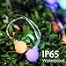 ALOVECO LED String Lights 16ft 50 LED Battery Operated String Lights Color Changing with Remote Waterproof Globe Starry Fairy Lights for Outdoor Indoor Bedroom Garden Party (RGB)