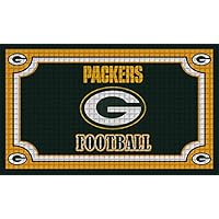 Team Sports America 41EM3811 Green Bay Packers Embossed Door Mat