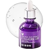 MIZON Marine Collagen 100 Ampoule Serum 1.01 fl oz | Collagen Peptide, Firming Skin Wrinkles, Hydrating Anti Aging, Adenosine Panthenol &amp; Centella