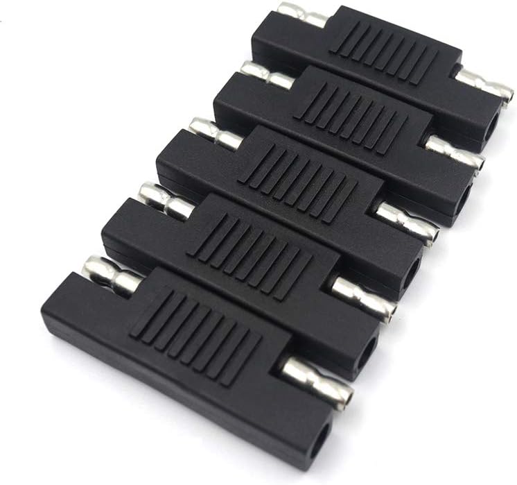 iMESTOU SAE to SAE Polarity Reverse Adapter Connectors SAE Quick Disconnect Extension Cable Plugs for Solar Panel Battery Power Charger - Image 5