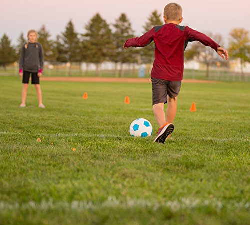 Active Kyds Sports Ball Set: Football, Soccer Ball, and Basketball with Hand Pump
