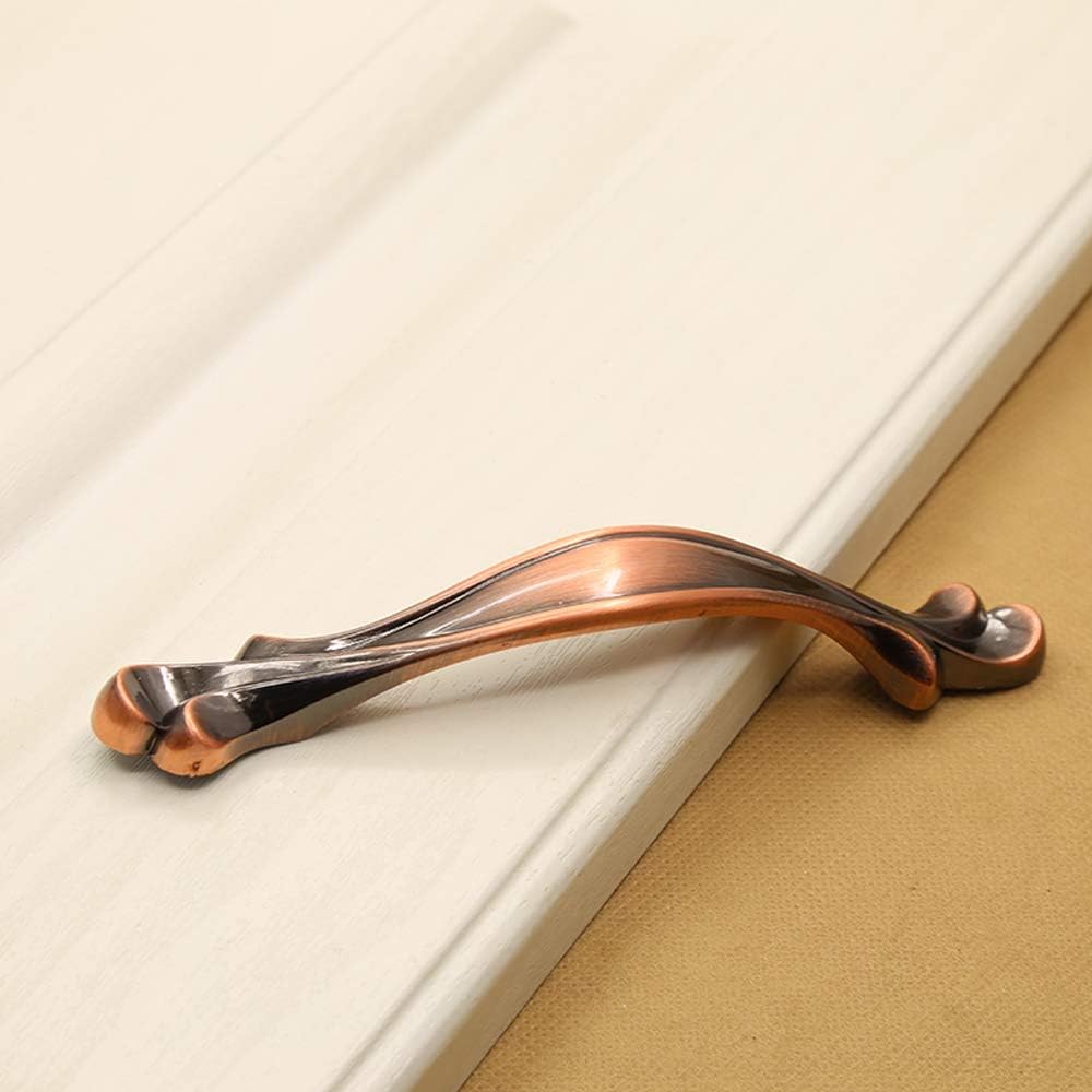 KanDery 6PCS Vintage Cabinet Handles, Chic Drawer Pull, Furniture Door Pull, Antique Kitchen Cupboard Handle - Image 5