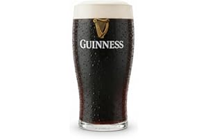 Shamrock Gift Company Guinness Pint Glass - Traditional Tulip Design - Single