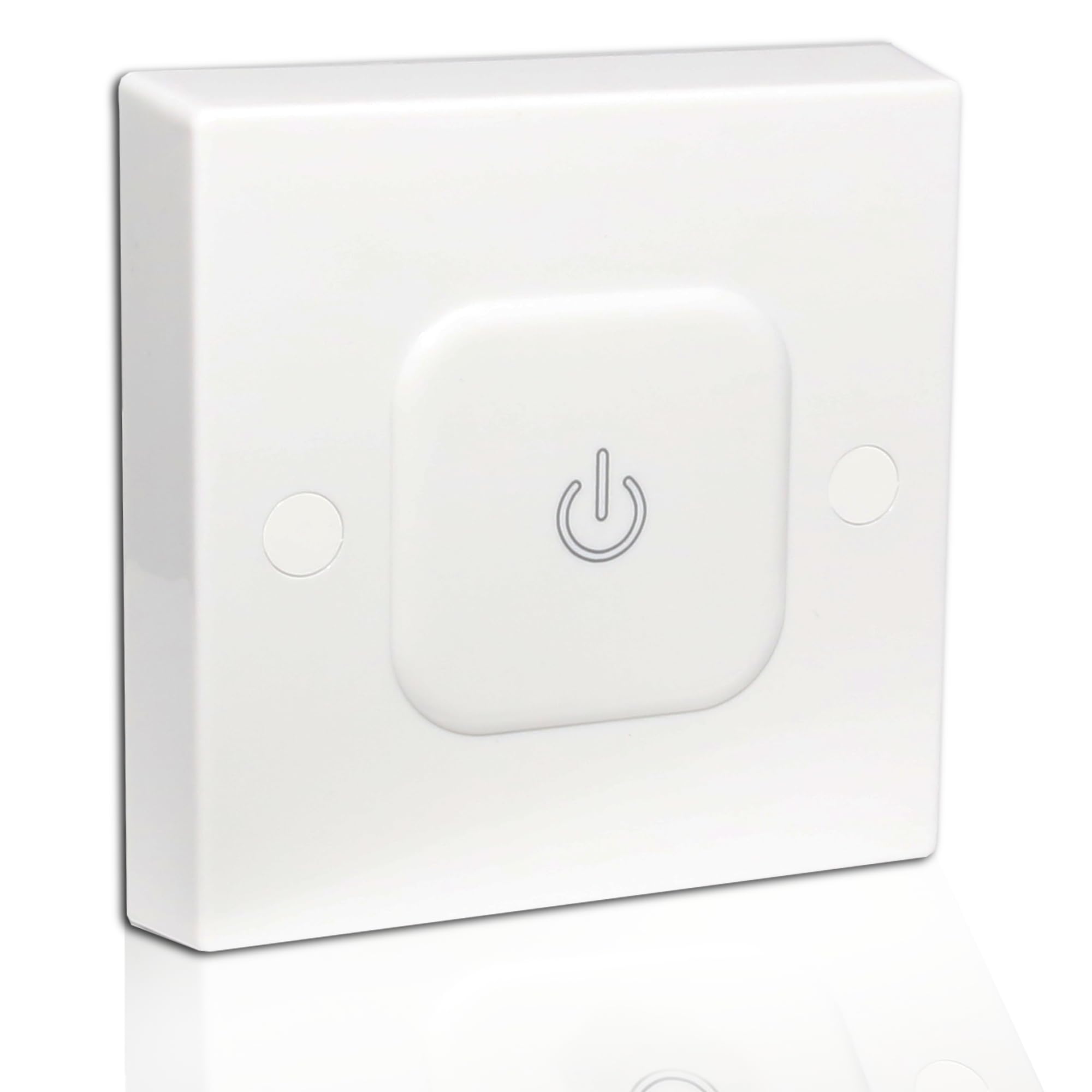 Lowenergie Energy Saving Time Lag Switch, 1 sec–2 hr Adjustable Delay, 13 A Rated, 3 Wire Touch Timer, Ideal for Lighting, Fans, Heaters, Communal & Commercial Use