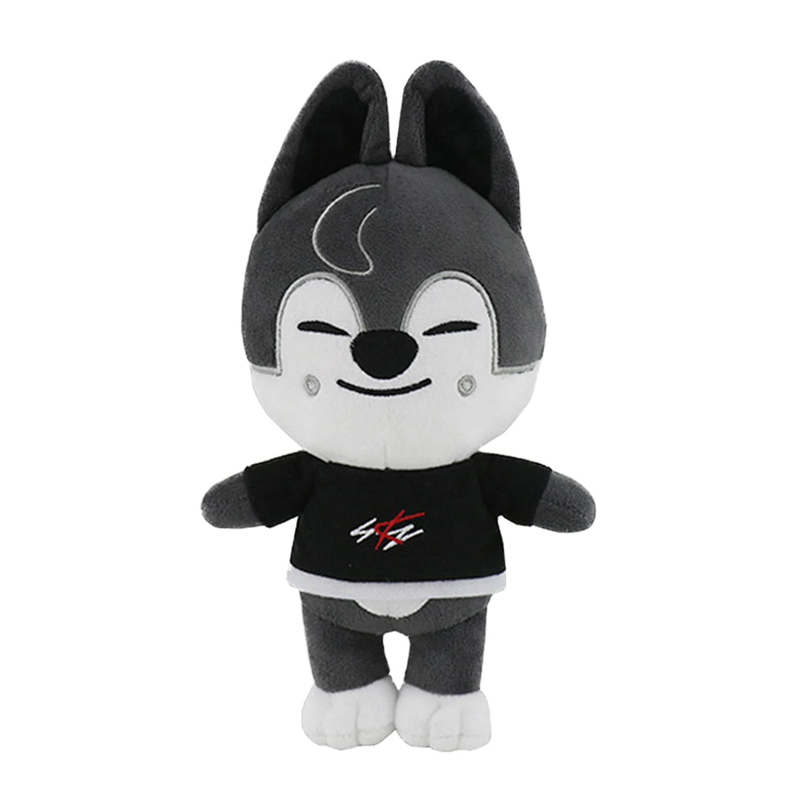 Gonii Skzoo Plush Toy Skzoo Medium Soft Toy Cute Cartoon Stuffed Animal Dolls 20cm Cartoon Animal Figures Collection Collectible Kpop Group Plush-For Men & women & Game Lovers (Gray Wolf) — image 1