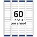 Avery Printable Return Address Labels with Sure Feed, 2/3