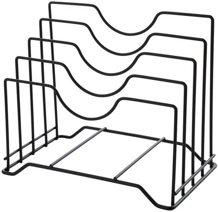 kaikki Metal Iron Art Multi-function Kitchen Storage Rack Drain Rack For Bakeware,Baking Sheet Tray Chopping Board Pot Cover Kitchen Utensils