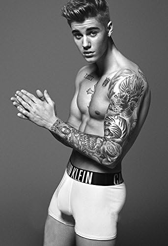 Posters Elite's Justin Bieber Singer Songwriter 12 x 18 Inch Poster Print Rolled Wall Decor