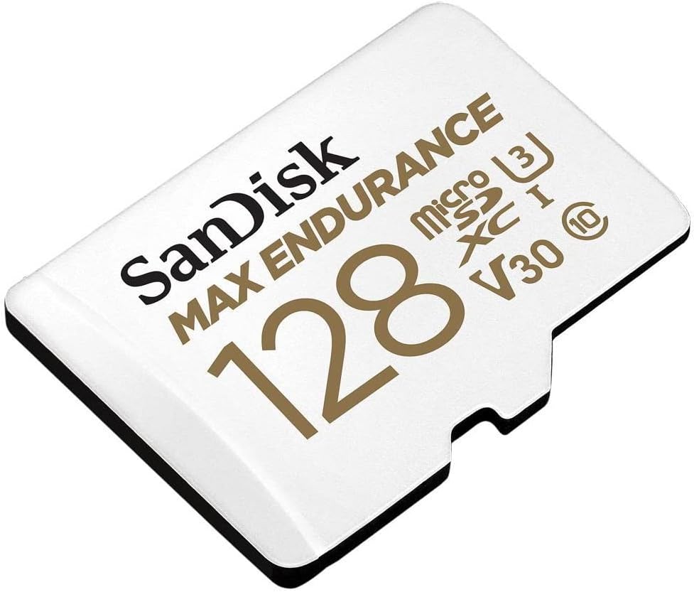 SanDisk Endurance 128GB microSDXC with SD Adapter Video Monitoring 60,000H