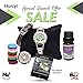 NV Originals Essential Oil Single Wrap Around Leather Bracelet Set (includes 2 bands, 2 faces, 12 pads, and 10ml Lavender Essential Oil) - Anxiety Bracelet - Yoga Bracelet - Makes A Unique Gift!
