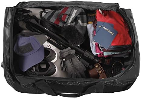 Perry Ellis Men's Extra Large 35" Rolling Duffel Bag-A335, Black/Grey, One Size 7 Perry Ellis Men's Extra Large 35" Rolling Duffel Bag-A335, Black/Grey, One Size