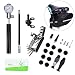 Bike Tire Repair Tool Kit with Mini Gauge Hand Pump, Including 210PSI Bicycle Air Pump Fit Schrader Presta, 16 in 1 Multi Bicycle Fix Tools, Tire Puncture Repair Kit and One Cycling Seat Pack