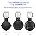 Wall Mount Stand/Holder Outlet Holder Stand for Dot (3rd Gen) Smart/Home Speakers Built-in Cable Management Without Hide Messy Wires or Screws(Black)