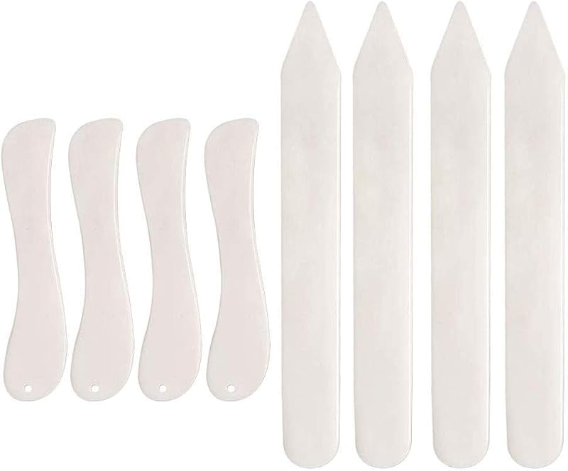 Qzma 8 PCS Bone Folder Set Crease Marker for Paper Craft Bookbinding