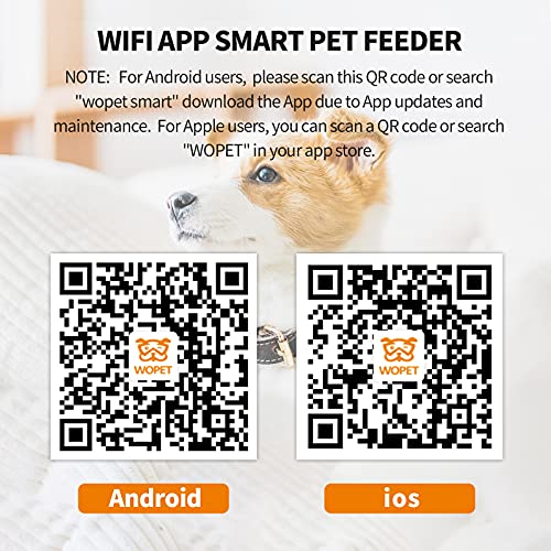Wopet Automatic Cat Feeder With Camera 7l App Control Smart Feeder Cat Dog Food Dispenser 6 Meal Auto Pet Feeder With Timer Programmable Hd Camera For Voice And Video Recording Pricepulse