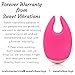 Sweet Vibes Pixie Mini Vibrator with 10 Powerful Settings, Waterproof and Rechargeable, Small Vibrator, Clitoral Stimulator for Women, Couples and Non-Binary, Quiet, Pink