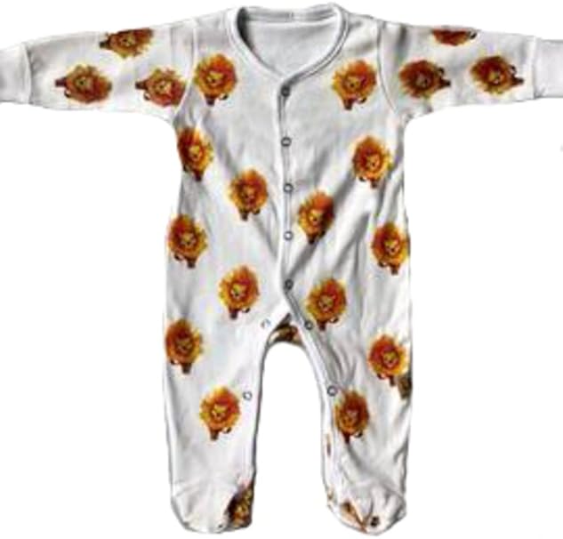 Leo Lion Baby Pajamas (03 Months) Clothing