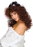 Rubie's Costume Pirate Vixen Long Curly Wig, Brown, One Size
