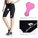 baleaf Womens Cycling Biker Shorts, Padded Bicycle Biking Spin Biker Shorts Padding UPF50+, Small, 03-Black-no Pocket