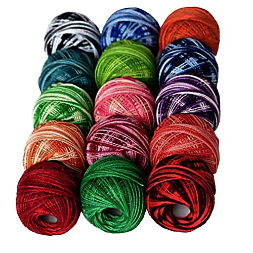 1 PAON+Variegated+Mercerized+Needlepoint+Embroidery