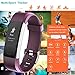 Fitness Tracker with Heart Rate Monitor,Willful Fitness Watch Activity Tracker IP67 Waterproof Slim Smart Band with Step Calorie Counter 14 Sports Mode Sleep Monitor,Pedometer for Kid Women Men Purple