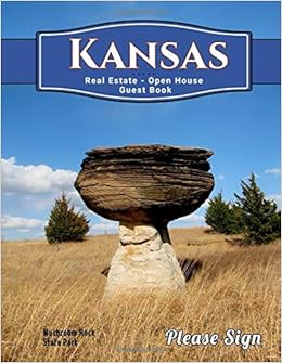 Kansas Real Estate Open House Guest Book Spaces For Guests