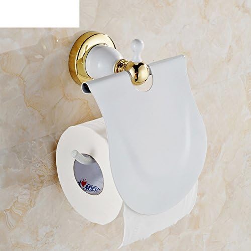Toilet paper holder/Hand tray/Paper towel holder/Antique bathroom toilet paper box/All copper tray volume-A
