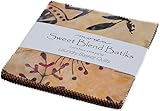 Sweet Blend Batiks Charm Pack by Laundry Basket Quilts; 42-5