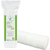 ForPro Premium Cotton Roll, 1 lb, 12" Wide, White, 100% Cotton | Medical-Grade Cotton Roll, Perfect for Use with Toners, Removers and Solvents