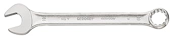 GEDORE 7 13 Ring-Maulschlüssel, DIN 3113 Form A, leicht durch schlankes Maul und schmale Maulwände, ergonomisch und handlich,