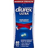 Diurex Ultra Water Weight Loss Formula Water Pills, 80 Count