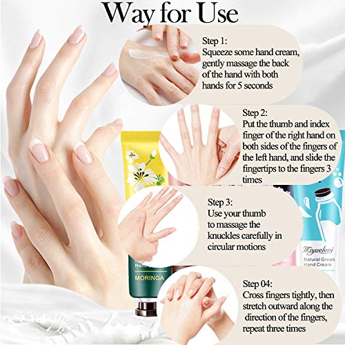 Ksndurn 10 Pack Fragrance Hand Cream, Moisturizing Hand Care Cream