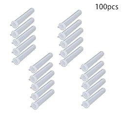Bettomshin 100Pcs 15ml Round Bottom Centrifuge