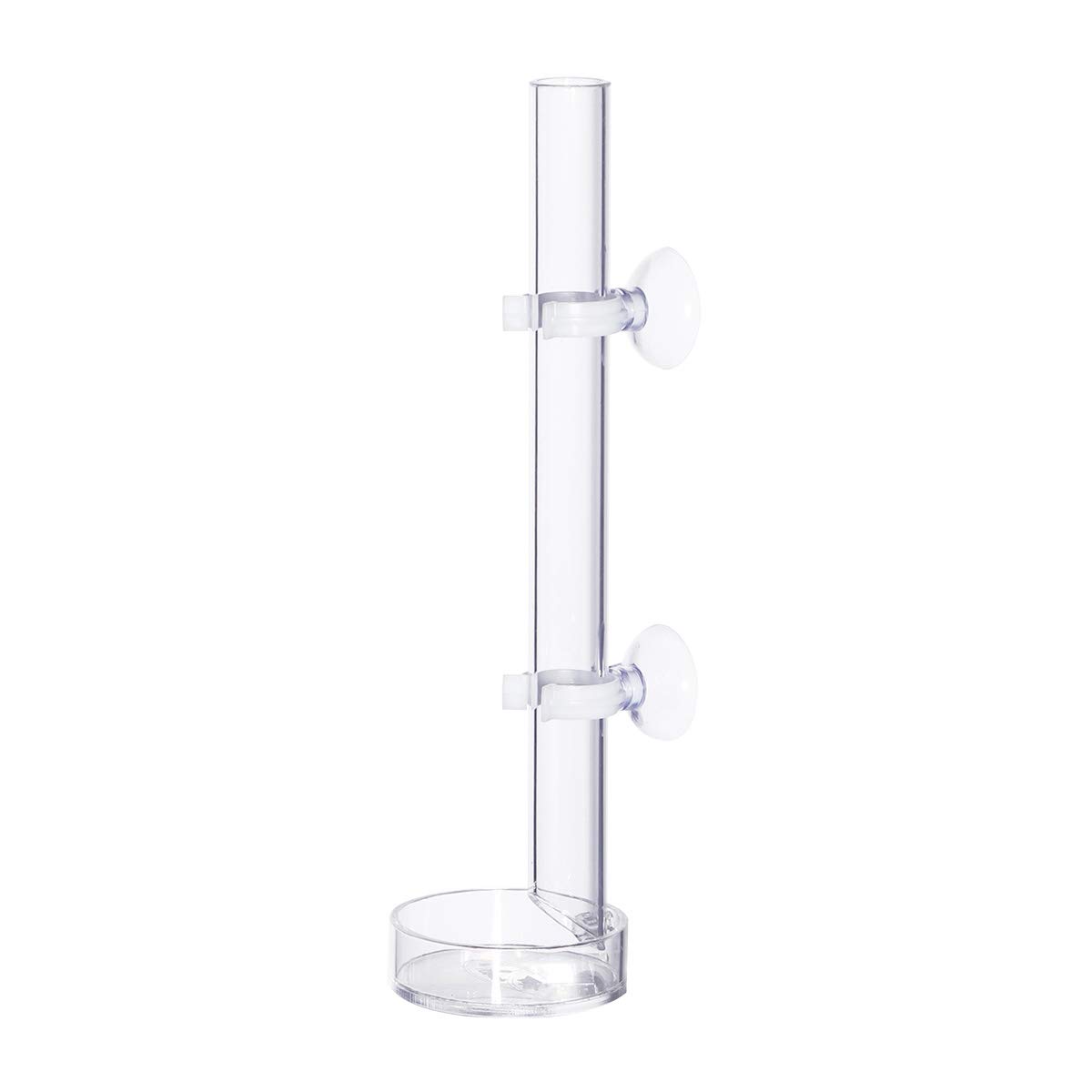 POPETPOP Clear Acrylic Assembled Shrimp Feeder Tube Tray for Fish Tank Aquarium Crystal Shrimp