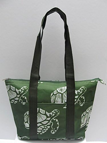 Lunch Tote, Insulated with Cooler Carry Lunch Bag (Tutle Green)