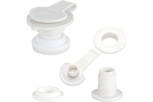 QUFA Cooler Drain Plug Replacement Kit for Coleman Coolers, 1" Shaft Length, Compatible with Most Standard Coleman Coolers, Part Number R5214D607G