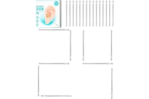 Ear Swabs - Sticky Earwax Pick, Reusable Double-Headed Ear Wax | Gentle Resin Ears Cleaner | Ears Cleaners Stickyy Earwaxx Pi