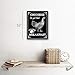 Black Chickens, the Pet that Makes Breakfast Metal Sign, Humorous Coop, Barn, and Patio Decor