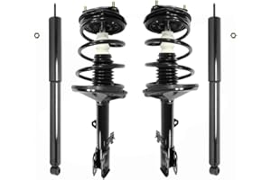 Front Quick Complete Struts Assembly & Rear Shocks Absorbers Replacement for 2001-2005 Toyota RAV4 FWD (Set of 4)
