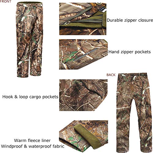 image for ADAFAZ Hunting Suit with Jacket & Pants Waterproof Camo Coat Camouflag