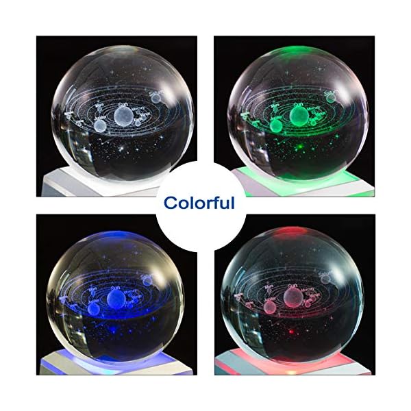 Erwei International Solar System Crystal Ball 80mm 315