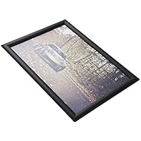 HUAZI Poster Frame Snap Frame 11x17inches Aluminum Wall Diploma Frame for Home Office Market,Black