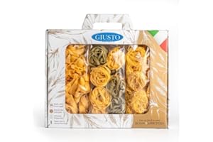 Giusto Sapore Pasta Gift Set - Imported From Italy - Perfect for The Foodie In Your Life - Classic Trio Pappardelle, Tagliatelle & Tagliolino