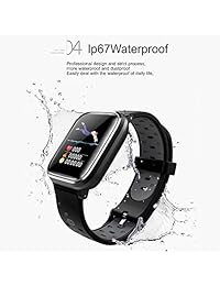 Reloj inteligente Bluetooth: seguimiento de actividad y frecuencia cardíaca durante todo el día, seguimiento del sueño, GPS, batería de vida ultra larga, Bluetooth para Android e iOS.