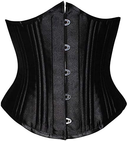 steel boned corset before and after