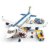 Sluban Building Block Plane City Airport Cargo Terminal B0366 463pcs 7dolls Compatible with Lego