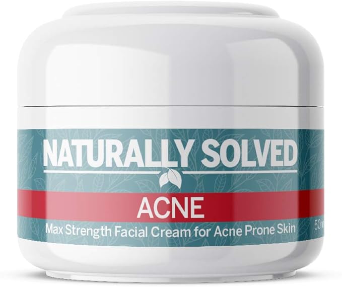 Naturally Solved Anti Acne Cream Amazon.co.uk Beauty